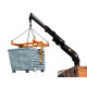 BAUER Traverse for stacking tipper BKT 30, painted, RAL 2000 yellow-orange 4421-06-0000-1