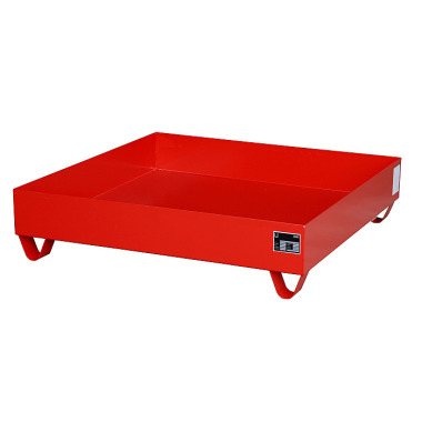 BAUER Sump tray 2030, painted, RAL 3000 fire red 4471-15-0000-2