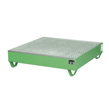 BAUER Sump tray 2032, painted, RAL 6011 Reseda green 4471-14-0000-4