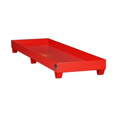 BAUER Sump tray 2040, painted, RAL 3000 fire red 4471-19-0000-2