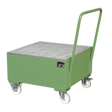 BAUER Mobile drip tray 2004, painted, RAL 6011 Reseda green 4471-05-0000-4