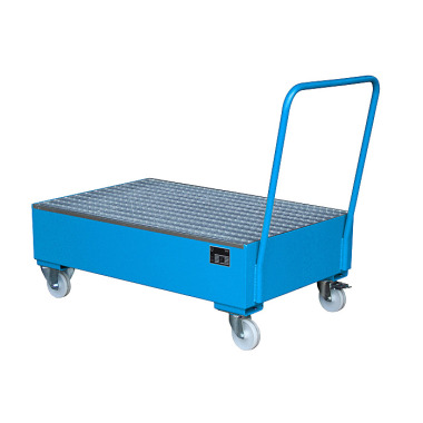 BAUER Mobile drip tray 2020, painted, RAL 5012 light blue 4471-11-0000-3