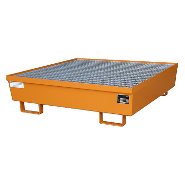 BAUER Sump tray AM-4/A, painted, RAL 2000 yellow-orange 4447-03-0000-1