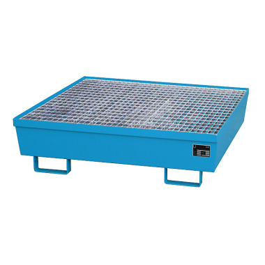 BAUER Sump tray AM-4/A, painted, RAL 5012 light blue 4447-03-0000-3