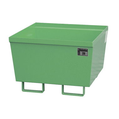 BAUER Sump tray AO-1, painted, RAL 6011 Reseda green 4447-09-0000-4