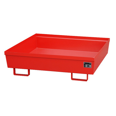 BAUER Sump tray AO-4/A, painted, RAL 3000 fire red 4447-11-1000-2