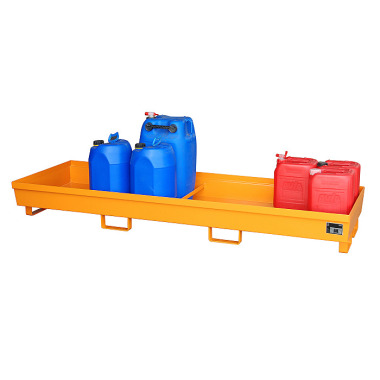 BAUER Sump tray AO-4/B, painted, RAL 2000 yellow-orange 4447-12-0000-1