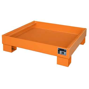 BAUER Sump tray AW 60-2, painted, RAL 2000 yellow-orange 4471-51-0000-1