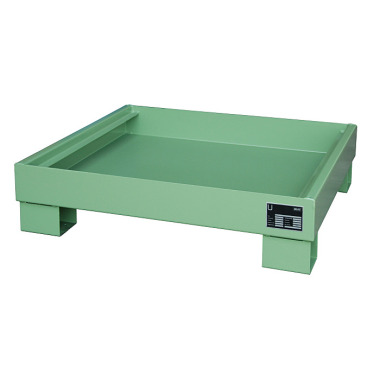 BAUER Sump tray AW 60-2, painted, RAL 6011 Reseda green 4471-51-0000-4