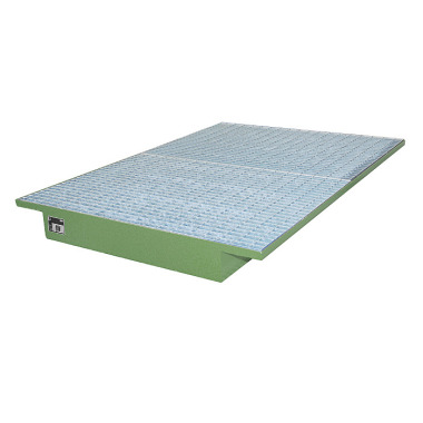 BAUER Suspension tray EHW 1800, painted, RAL 6011 Reseda green 4518-12-0000-4