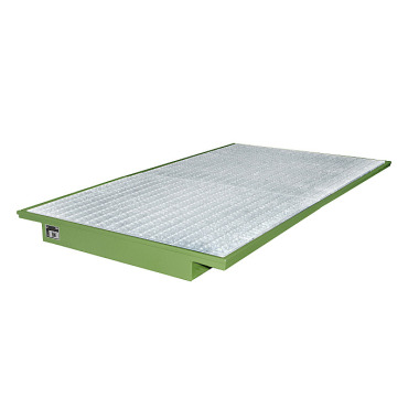 BAUER Suspension tray EHW 2200, painted, RAL 6011 Reseda green 4518-65-0000-4