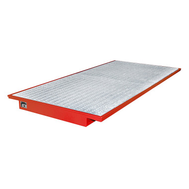 BAUER Suspension tray EHW 2700, painted, RAL 3000 fire red 4518-01-0000-2