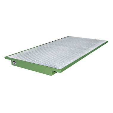 BAUER Suspension tray EHW 2700, painted, RAL 6011 Reseda green 4518-01-0000-4