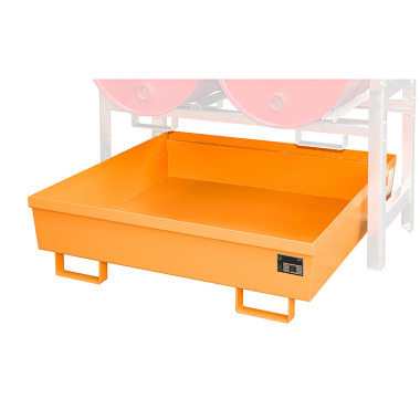 BAUER Drum rack FRA-2, painted, RAL 2000 yellow-orange 4447-11-2000-1