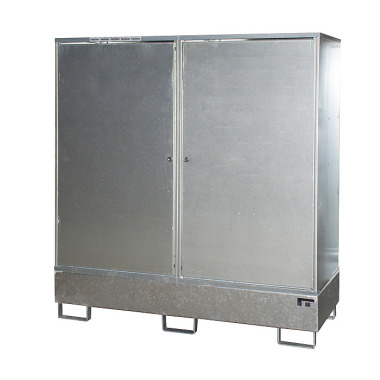 BAUER Hazardous materials cabinet GS-2, hot-dip galvanised 4495-21-0000-7