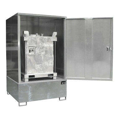 BAUER Hazardous materials cabinet GS-4, hot-dip galvanised 4495-23-0000-7