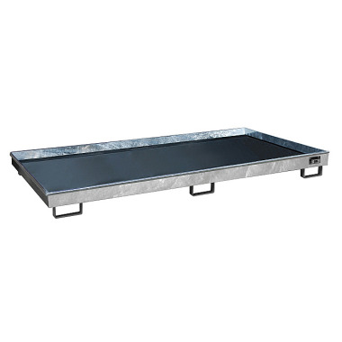 BAUER Shelf tray with PE insert RW 2700-1 PE, hot-dip galvanised 4518-53-0000-7