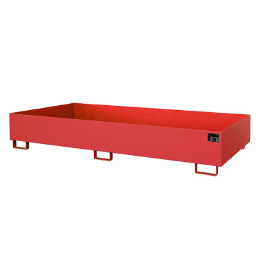 BAUER Shelf tray RW 2700-2, painted, RAL 3000 fire red 4518-42-0000-2