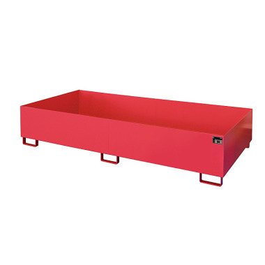 BAUER Shelf tray RW 2700-3, painted, RAL 3000 fire red 4518-43-0000-2