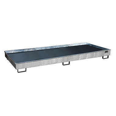 BAUER Shelf tray with PE insert RW 3300-2 PE, hot-dip galvanised 4518-76-0000-7