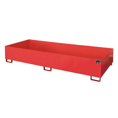 BAUER Shelf tray RW 3300-3, painted, RAL 3000 fire red 4518-78-0000-2