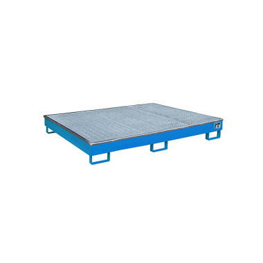 BAUER Shelf tray with PE insert RW-GR 1800 PE, painted, RAL 5012 light blue 4518-56-0000-3