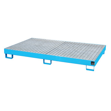 BAUER Shelf tray RW-GR 2200-1, painted, RAL 5012 light blue 4518-50-0000-3