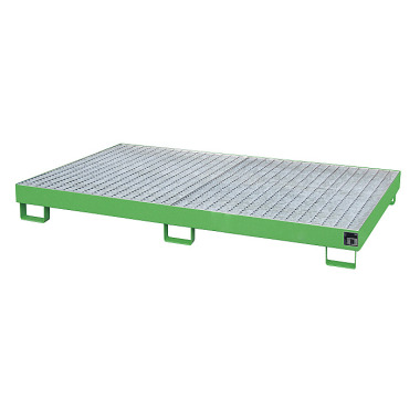 BAUER Shelf tray RW-GR 2200-1, lacquered, RAL 6011 Reseda green 4518-50-0000-4