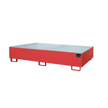 BAUER Shelf tray RW-GR 2700-2, painted, RAL 3000 fire red 4518-46-0000-2