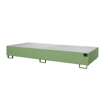 BAUER Shelf tray RW-GR 3300-2, lacquered, RAL 6011 Reseda green 4518-75-0000-4