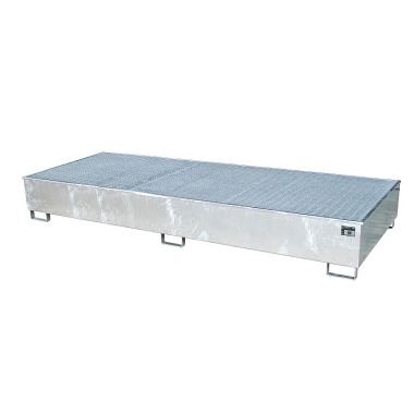 BAUER Shelf tray with PE insert RW-GR 3300-3 PE, hot-dip galvanised 4518-81-0000-7