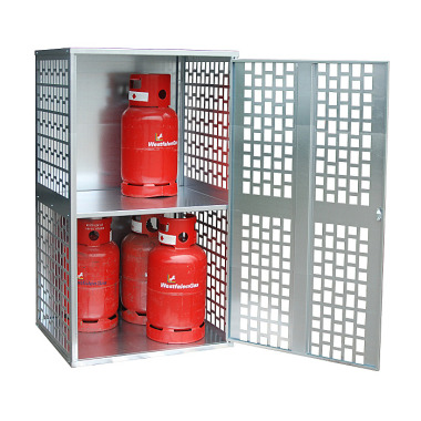 BAUER GFD-L 1 gas cylinder depot, galvanised 4495-04-0000-7