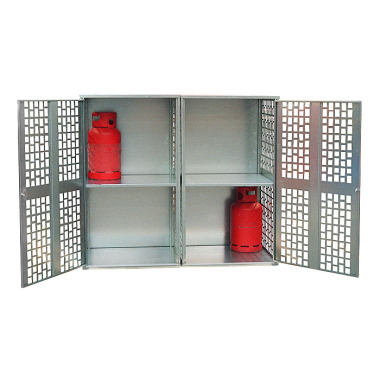 BAUER Gas cylinder depot GFD-L 2, galvanised 4495-07-0000-7