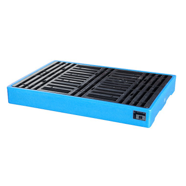 BAUER GREEN-LINE PE floor protection tray BWP-PE 150, made of robust blue polyethylene 4520-26-0000-0