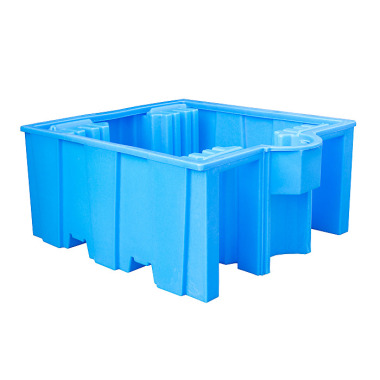 BAUER GREEN-LINE PE drip tray WP 1/11, made of robust blue polyethylene 4520-24-0000-0