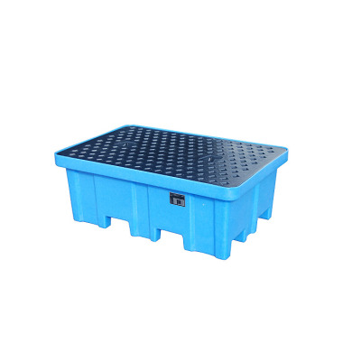 BAUER GREEN-LINE PE drip tray WPA-PE 2/2, made of robust blue polyethylene 4520-08-0000-0