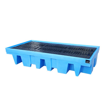 BAUER GREEN-LINE PE drip tray WP-PE 8/11, made of robust blue polyethylene 4520-18-0000-0