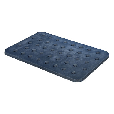 BAUER Perforated grating LR-PE 60, made of robust polyethylene, black version 202142-VK