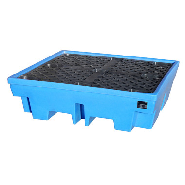 BAUER GREEN-LINE PE drip tray WP-PE 4/4, made of robust blue polyethylene 4520-16-0000-0