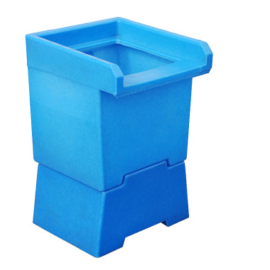 BAUER Attachment container VB 1, made of robust polyethylene, blue version 202109-VK