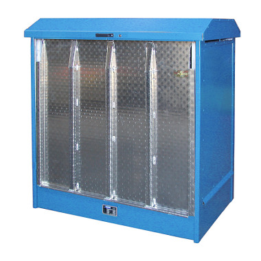 BAUER Hazardous goods depot GD-N/R 2, galvanised and additionally painted, RAL 5012 light blue 4416-21-0000-73