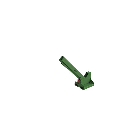 BAUER Telescopic loader KTH-K 2.5, painted, RAL 6011 Reseda green 4430-15-0000-4