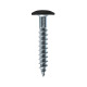 Eurotec Colour facade screw - stainless steel A4 - TX20 - grey RAL 7016 - 5,3 x 35 mm 900432