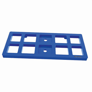 Eurotec Adjustment block L blue (4,000 kg max. load) - 120 x 50 x 5 (L x W x H) 964580