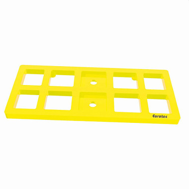 Eurotec Adjustment block L yellow (4,000 kg max. load) - 120 x 50 x 15 (L x W x H) 964582