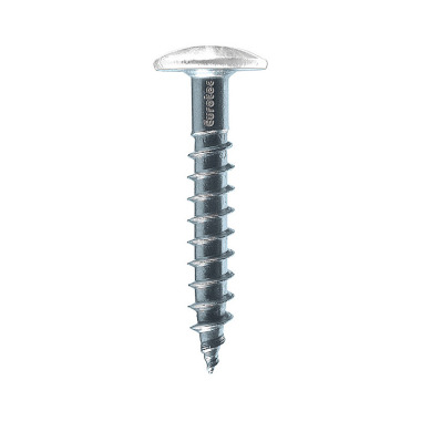 Eurotec Color facade screw; stainless steel A4; TX20; white RAL 9010 900444