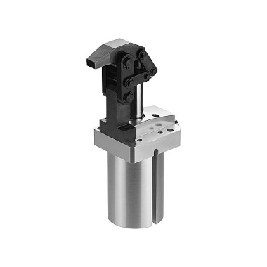 AMF Pneumatic lever clamp with lowerable clamping arm and groove for sensor query 6829LA size 63 569834