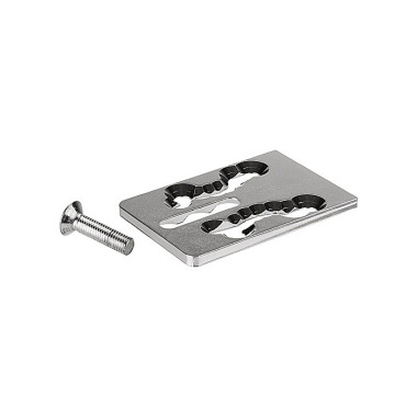 AMF Adapter plate square 6878AE Design: For adaptation of quick release clamps to clamping bolts 6878K for 564129