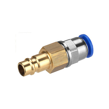 AMF Coupling plug for quick coupling Design: with union nut NW 7.2. Brass Technical 563560