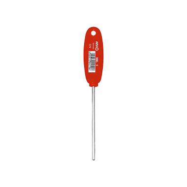 AMF Angled screwdriver 6KT SW 1.5x90mm long handle hardened/nickel-plated CV. 42200